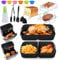 Accessori per friggitrice ad aria calda Ninja Foodi Flexdrawer da 10,4 l, friggitrice ad aria calda AF500EU, accessori Airfryer 2×5.2L stampo in silicone per friggitrice ad aria calda Ninja Flex
