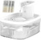 Feycig 2.5L Katzenbrunnen Kabellos Mit Bewegungsmelder - 2200mAh Batteriebetrieb Ultraleiser Katzenbrunnen Trinkbrunnen Wasserspender für Katze Kabellos, BPA-frei, 3 Filter
