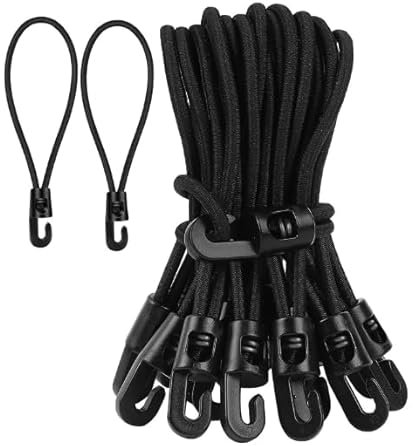 Goma tensora con gancho, expansor con ganchos, 25 piezas de tensor de goma con ganchos, tensor de lona con gancho corto, tensor de goma multifuncional de 10 cm con gancho para lonas, redes, pancartas