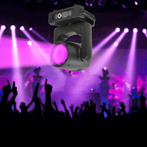 Moving Head LED Bühnenlicht Beam DJ Licht DMX512 5 Lichteffekte und 13 Lichtfarben,Discolicht Partylicht Gobo Lichteffekt