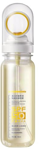 Spray solaire, crème solaire éclaircissante, multi-effet SPF 50+, étanche en continu pendant 80 minutes, pour visage et corps