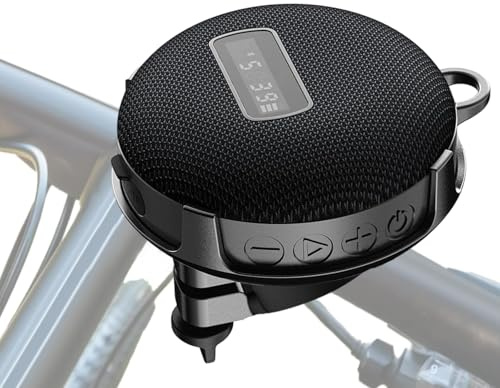 Ruiqas Tragbarer Bluetooth Outdoor Lautsprecher mit Halterung