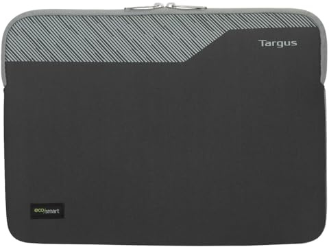Targus Pulse 13-14 Laptop Sleeve – Charcoal | Slim Protective Case for MacBook, Chromebook & Ultrabook, Lightweight, Water-Resistant, Durable Travel Bag