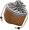 VICASKY Portable Tea Set Bag Multi Function Decorative Teacup Storage Pouch with Drawstring for Travel and Household Use Protects Teaware from Scratches and Dirt