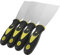 Toyvian 4 Pièces Set de Spatules à Enduit Métalliques Outils de Réparation Cloison Sèche et Retrait de Peint Spatule Multifonctionnelle pour Murs et Plafonds
