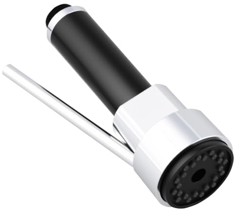 Bains Moderne Robinet D'évier de Cuisine Pull JUSQUE Tête de Pulvérisation | Extractible Universelle 1/2-Pouces Robinet Ferrure Douchette Evier Tête Pièce de Rechange Finition Chrome Poli