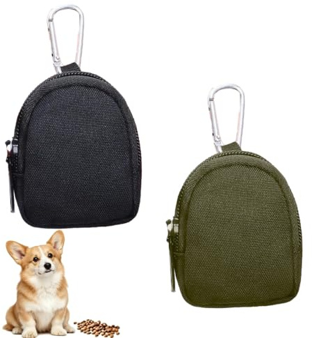 2 Stück Münzgeldbörse,Mini Tasche,Schlüsselanhänger Tasche,Coin Purse,Geldbeutel,Mini Rucksack Schlüsselanhänger,Leckerlibeutel Für Hunde Klein Zur Aufbewahrung Von Kopfhörern Datenkabeln Schlüsseln