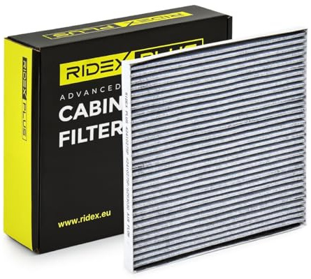 RIDEX PLUS 424I0275P Innenraumfilter Kabinenluftfilter - Pollenfilter Partikelfilter Aktivkohle Höhe: 17 Breite: 202 Länge: 226 für HYUNDAI ix35 (LM, EL, ELH) für KIA SPORTAGE (SL)