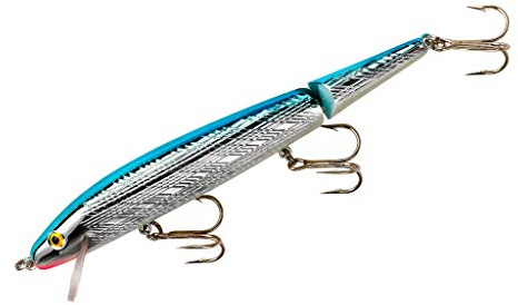 Rebel Unisex-Erwachsene Jointed Minnow, Silber/Blue, 4 1/2 in, 7/16 oz