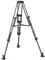 Manfrotto Carbon Fiber Twin Leg Video Tripod with Mid-Level Spreader, 100/75mm Bowl