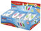 KEYROAD Radiergummi DUO-POINTER/Radierer für Bleistift und Buntstift/ 18 Stücke - verpackt im Display/Mischung aus Farben/Ideal für Schule und Büro