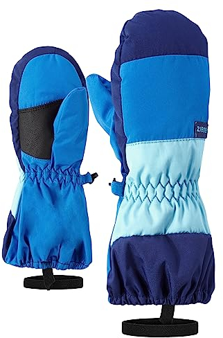 Ziener Unisex – Babys LIWI Skihandschuhe für Kinder, Persian Blue, 92cm