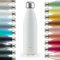 Blumtal Trinkflasche 750 ml Edelstahl - auslaufsichere Isolierflasche - BPA-freie Trinkflasche kalt & warm - doppelwandige Insulated Bottle - rostbeständige Isolierflasche Weiß