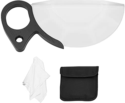 Filtre kaléidoscope en Demi-Cercle Portable, Filtre kaléidoscope en Demi-Cercle Portable 79mm Prisme en Verre Optique Filtre à Effets spéciaux Accessoires pour Appareil Photo Reflex