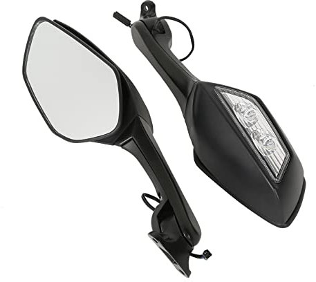 Schwarze Motorrad-Rückspiegel Mit LED-Blinkern Für Kawasaki Ninja ZX10R 2011-2015 2014 Motorradspiegel