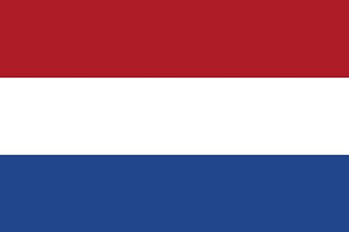 Premium Fahnen Flagge - 90 x 150 cm / 150 cm 90 cm - aus Polyester mit goldenen Ösen - Langlebig und Wetterfest (Niederlande)