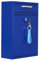 Boîte Aux Lettres Murale Verrouillable pour L'extérieur, Acier Galvanisé Bleue - Grandes Dimensions avec Porte Verrouillable Et Clé - Design Moderne pour Une Distribution Sécurisée