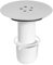 thirei Bonde Douche, Couvercle de Vidange de Douche, 11,5 x 6,3 x 9,5 cm, pour Les Egouts de Salle de Bains, Argent