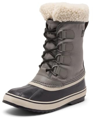 Sorel Femme Winter Carnival Boot WP Bottes de Neige imperméables, Quarry, Black, 39.5 EU