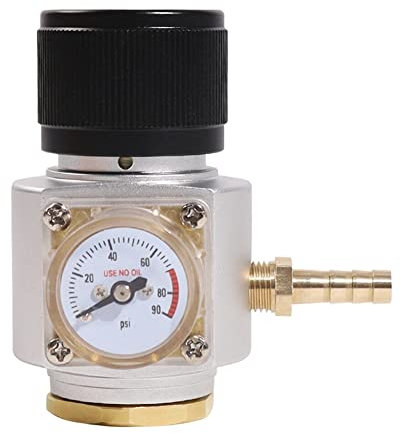 Brensty CO2 Fass LadegeräT, Gas Regler, Druck Minderer, Adapter für Glas Flaschen, Aquarium, Wasser Pflanzen, BE032