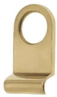 Yale Type Door Lock Cylinder Pull Surround 86 x 44mm (Polished Brass)