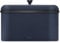 Tower T826136BLU Sera Bread Bin Midnight Blue and Smoked Trim, Stainless Steel