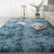 Jyswx Shaggy Teppich Wohnzimmer - Hochflor Flauschig Teppiche Waschbar - Moderne Langflor Teppich für Wohnzimmer, Schlafzimmer, Korridor, Schlafsaal, Größe:120 x 180cm, Farbe: Blau