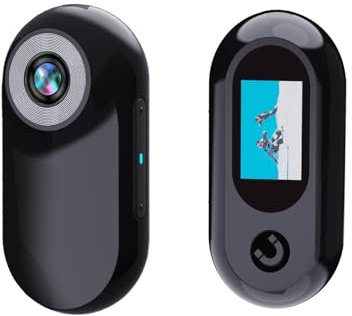Xilecam Mini Body Camera Night Vision Binoculars with 5000mAh Rechargeable Batterydle all situations easily.(Black)