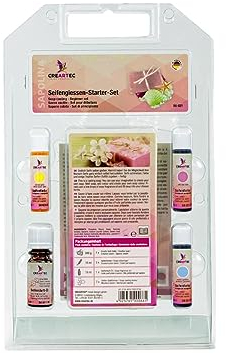 CREARTEC - Starter-Set Seife herstellen - ein optimales Einsteiger-Set für die Erstellung wundervoller Seifen - Made in Germany