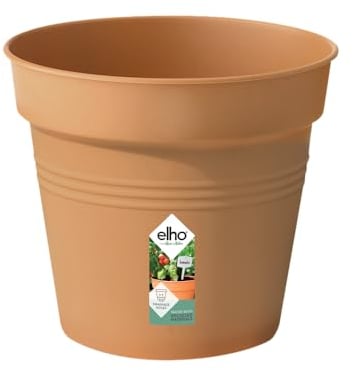Elho 2055299 Green Basics – Maceta de cultura 17 x 15.6 x 11.5 cm), rojo