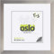 OSLO MasterLine Bilderrahmen 30 x 30 quadratisch champagner (gold silber) Aluminium, Echt-Glas Alu-rahmen