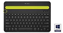 Logitech K480 Teclado Inalámbrico Multidispositivo para Windows, Disposición AZERTY Francés - Negro