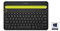 Logitech K480 Kabellose Multi-Device Tastatur für Windows, macOS, iPadOS, Android oder Chrome OS, Bluetooth, Kompakt, PC, Mac, Laptop, Smartphone, Tablet, Französisches AZERTY-Layout - Schwarz