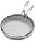 GreenPan Venice Pro Juego de Sartenes de 26cm y 30cm con triple capa de acero inoxidable y cerámica antiadherente, sin PFAS, multicapa, inducción, aptas para lavavajillas y horno, plateadas