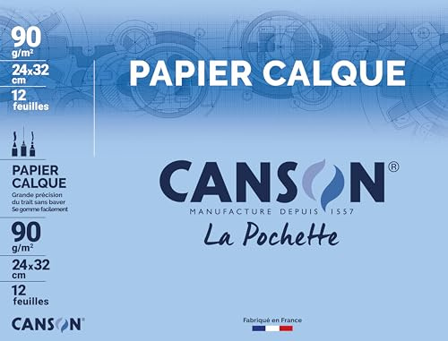 CANSON Transparentpapier, 240 x 320 mm, 90 g qm 200002772