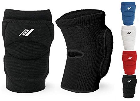Rucanor Smash Knieschoner, 2 Stück Knieschutzer für Sport, Kniepolster mit Seitenaufprallsystem, Polyster, Unisex, XL, Schwarz