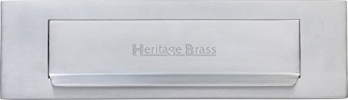 Letter Plate Gravity Flap - Satin Chrome - V842-SC