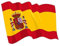 U24 autocollant pour voiture Jolly drapeau Espagne 8,5 x 6 cm
