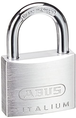 ABUS 56394 64TI/40 - Candados Titalium 40 mm 0100540 con llave igual, 40 mm