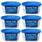 ASAB Dehumidifier Interior Damp Trap. 6 Pack. Humidity Mould Moisture Catcher, Mildew Remover, Prevents Condensation Bad Odours. Perfect for Home, Office, Cabins, Camper Vans.