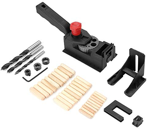 Guía De Perforación 38 Unids/Set Madera Dowel Agujero Recto Jig Broca Carpintería Carpintería Localizador Localizador Herramienta Diy