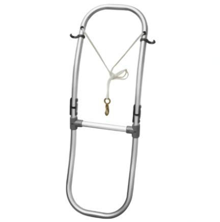 Waveline Aluminium 2 Step Folding Boarding Ladder for Inflatable Boats