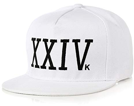 JKYJYJ Baseballmütze Marke Unisex Bruno Mars Baseballmütze 24K Magic Gorras K-Pop Baumwolle Bone Rapper XXIV Papa Hut Hip Hop Snapback Sun Caps Casquette