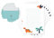 Friendly Fox Dino Briefpapier Kinder, 20 DIN A4 Bögen + 20 Umschläge, Briefpapier Set für Jungen mit Dino-Motiv, Schreibpapier für Jungs, Geburtstag, Einladung, Schule