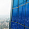FENTIS Reflective Window Film One Way Blue Mirror Glass Film Heat Control Anti UV Window Silver Tint Sun Block Window Sticker Solar Control Insulation Mirrored Roll for Home and Office 90x200cm