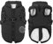 Savlot Hundejacke Winterweste Jacken Hundemantel Hundepullover Haustier Skifahren Kostüm Ärmellose Baumwolle Gepolsterte Weste Mit Brustgurt Gurt - Schwarz, XL