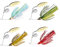 Goture Spinnerbaits-Angelköder-Spinnköder-Jigs künstlicher-Spinner Baits Kits-Forellenköder Double Willow Blade-10/14g …
