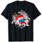 Luxemburger Fußball Luxemburgische Nationalflagge Sport Art T-Shirt