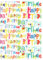 ARKRAFT Geschenkpapier Set 3 Blatt XXL 90 x 65 cm Kunststofffreie Verpackung Papier FSC (18-9094)