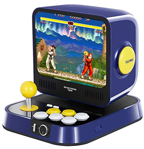RETRO STATION Capcom Consola Arcade, Precargado con 5 Juegos de la Serie Street Fighter y 5 Juegos de la Serie Mega Man